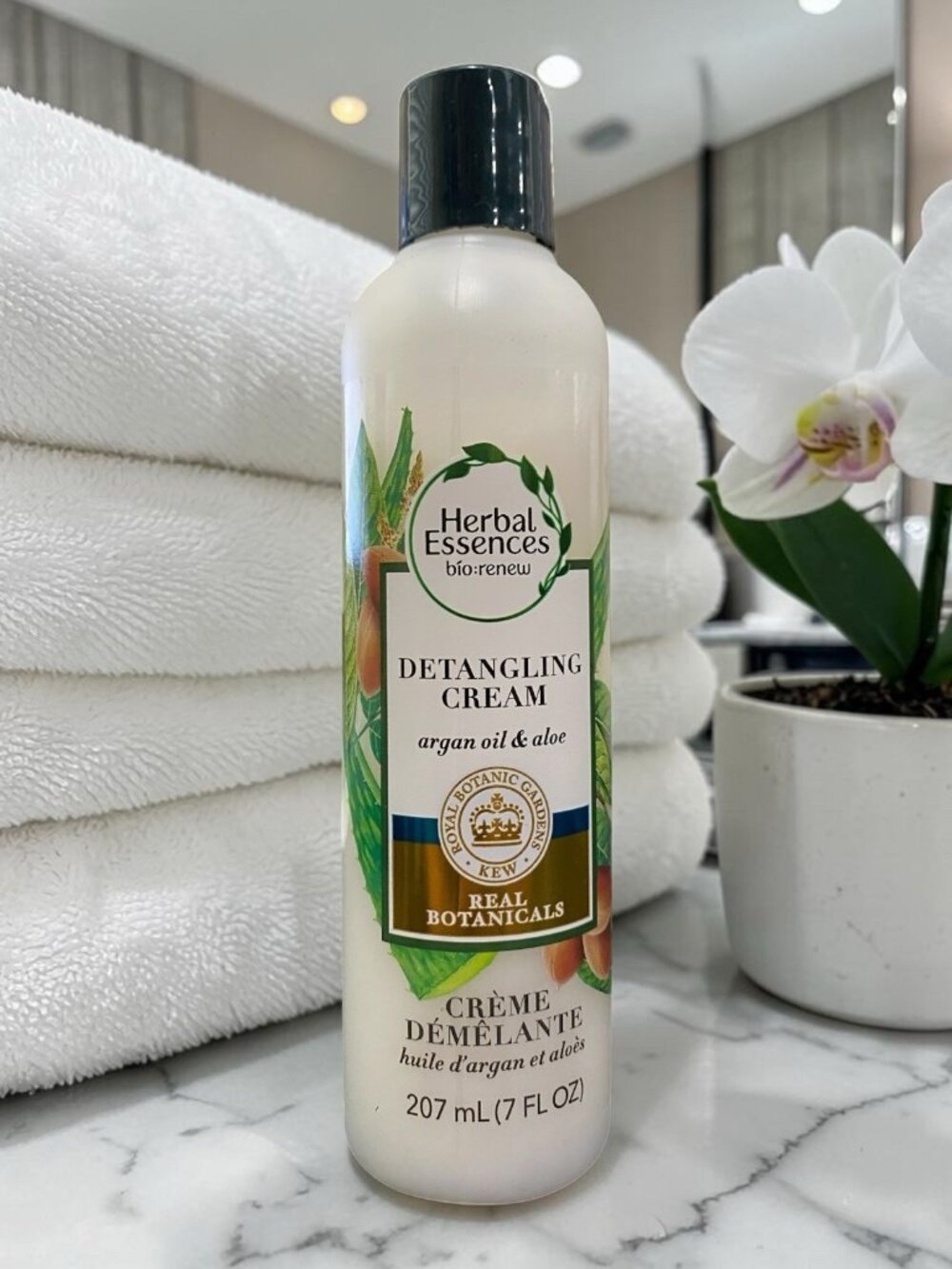 Herbal Essences bio:renew Detangling Cream Argan Aloe 7 oz.
